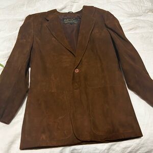 Dark brown Suede Blazer vintage, excellent condition